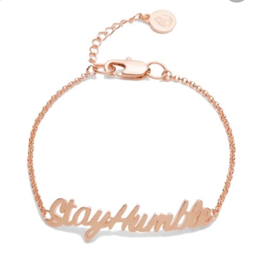 New Lokai Stay Humble Bracelet Rose Gold